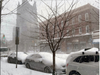 Jersey City, N.J., during a snowstorm in 2021.