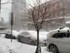 Jersey City, N.J., during a snowstorm in 2021.