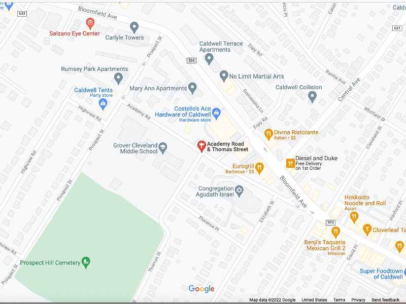 A road in Caldwell that's near a school will be closed for utility work throughout Tuesday.