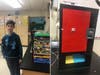 Nicholas' classmates in North Caldwell have enjoyed putting quarters in the working vending machine he created from Legos.