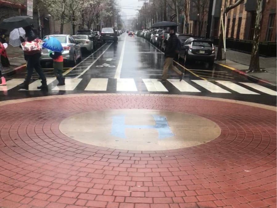 Thunderstorms and gusty winds are expected in Hoboken after 5 p.m. Thursday.