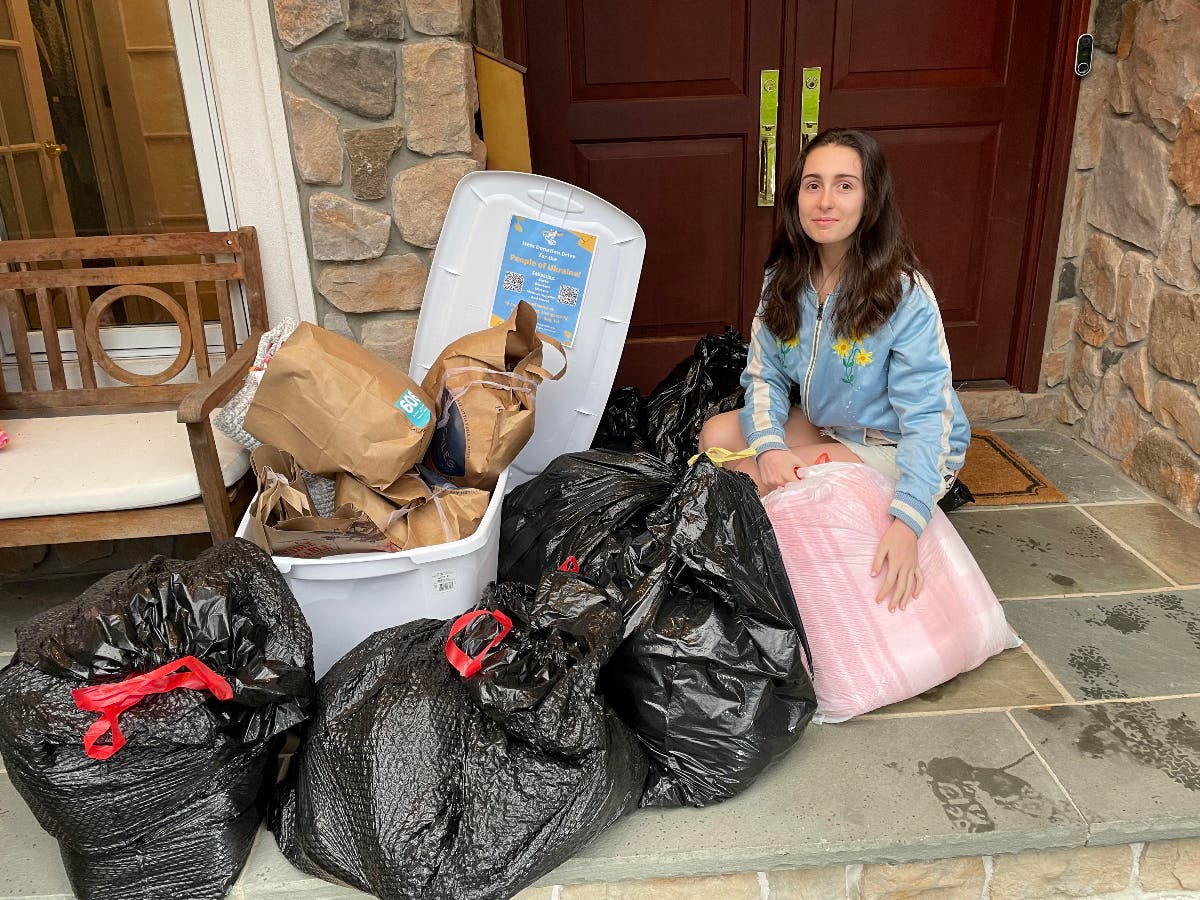 "Donations of blankets, warm socks, mittens, and most importantly, medical supplies, will be accepted," the teen said.