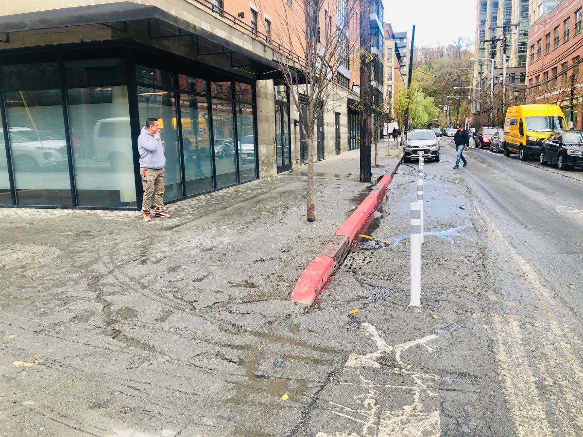 Gross! Hoboken cleaned up after nor'easter rain flooded the usual corners.