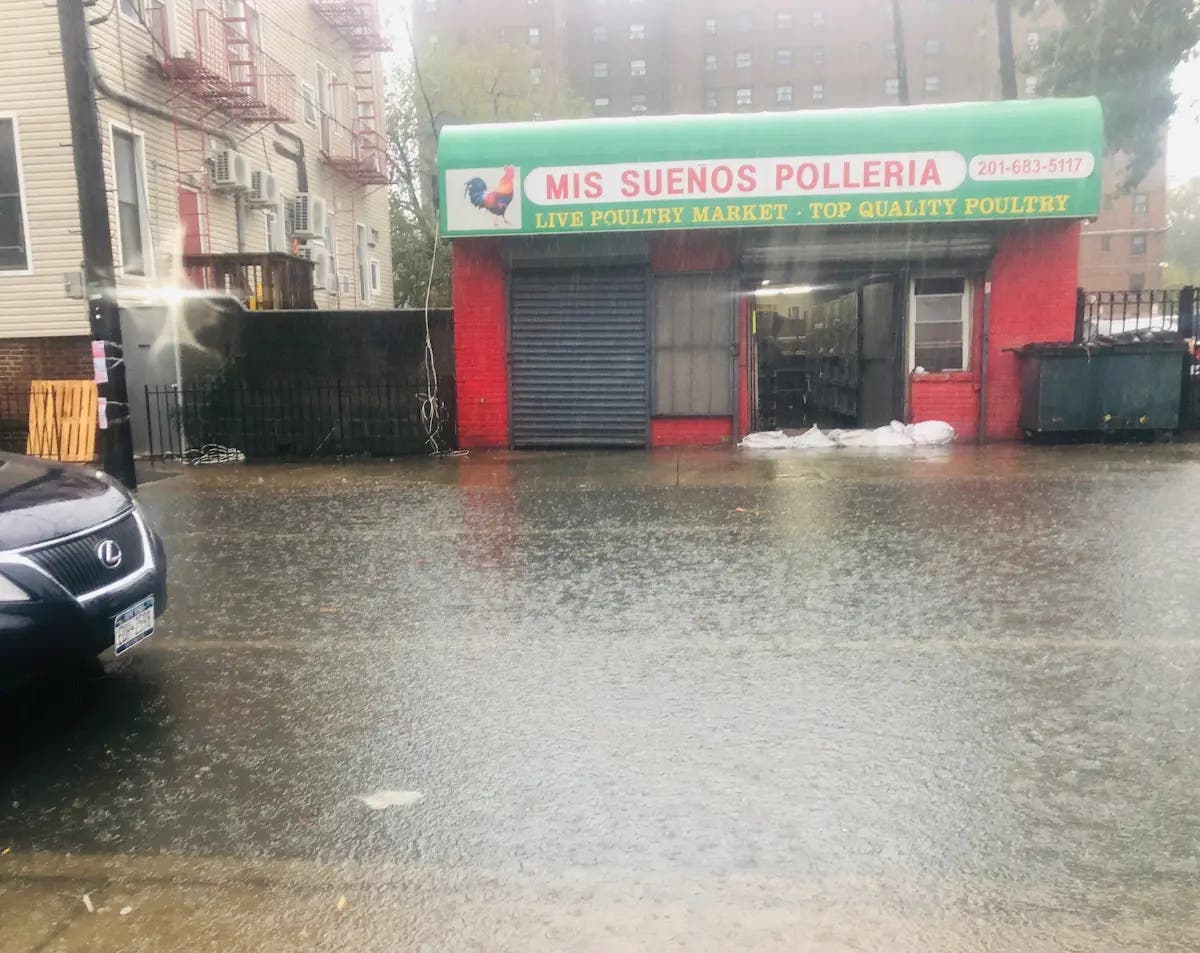 INUNDACION EN LA POLLERIA -- A nor'easter brought flooding to Hoboken last October, weeks after Tropical Storm Ida claimed 30 lives in New Jersey.
