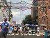 The St. Ann's Italian Festival in Hoboken runs through Tuesday night. Pictured: The first night, Friday.