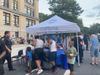 The Hoboken and Stevens police hosted an event with music, games, food, and public safety demonstrations.
