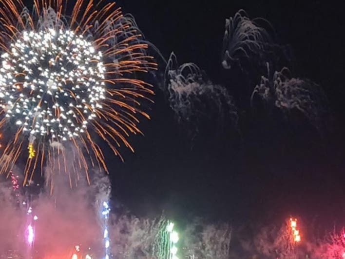 A round of fireworks is scheduled for Wednesday night on the Jersey City side of the Hudson River, rescheduled due to rain. (Fireworks file photo)