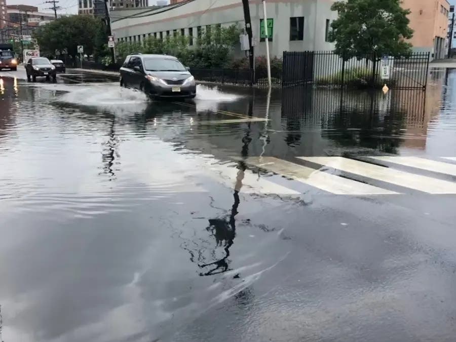 The Murphy administration has launched disasterhelp.nj.gov, a one-stop website to navigate federal and state recovery resources after storms. Pictured: Hoboken, N.J. after Tropical Storm Ida.