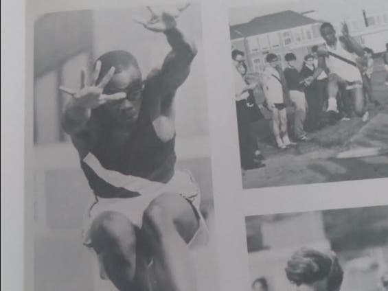 Reggie Sims lettered in track for three years at Livingston High. Now he's looking forward to his 50th reunion, but expects there may be some "difficult" conversations about what life was like as one of the few Black men in town.