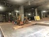 Construction continued Monday at 1425 Washington St. in Hoboken. Brooklyn's Dumbo Market is outfitting it to be a supermarket, a report said.