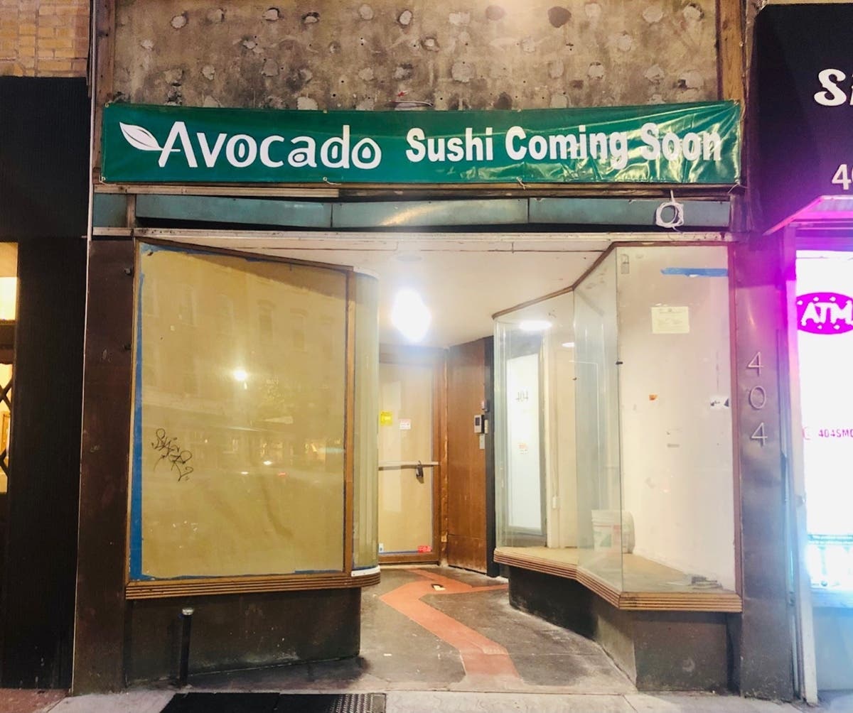 Rice, rice, baby -- A sushi spot is coming to the 400 block of Washington Street in Hoboken.