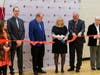 The ribbon cutting Saturday.