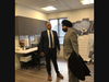 Mohit Naik, MD, President of Hackensack Radiology Group touring with Hoboken Mayor Ravi S. Bhalla through the new Radiology facility in Hoboken. 