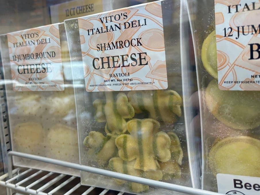 Yes, you can nab shamrock-shaped raviolis at Vito's Deli in Hoboken. See where to get corned beef and cabbage, Irish cream cold brews, more.