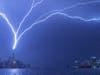 Lightning Strikes One World Trade Center in New York City