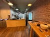 Inside GTK. While they're dedicated to ordering and pickup, there's a communal table for events.