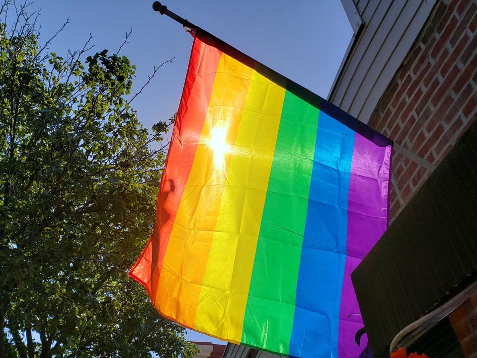 Livingston police said they arrested a local teen in connection with slashing a pride flag in June.