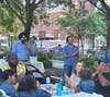 Hundreds of hungry Hobokenites turned out for the traditional Spaghetti Block Party Dinner on the city's waterfront. See more photos within the story.