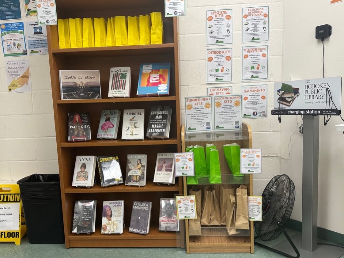 The Grand Street branch of the Hoboken library.