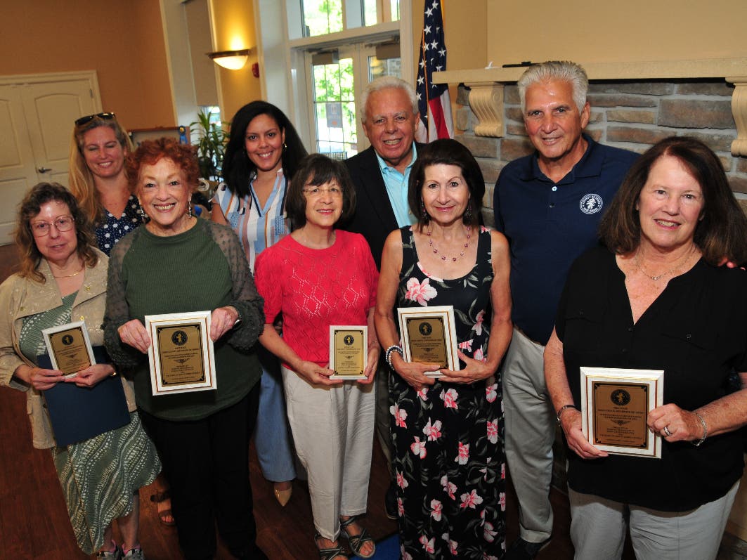 Five Livingston residents were winners in the annual Essex County juried art show for seniors. More than 125 people entered the competition.