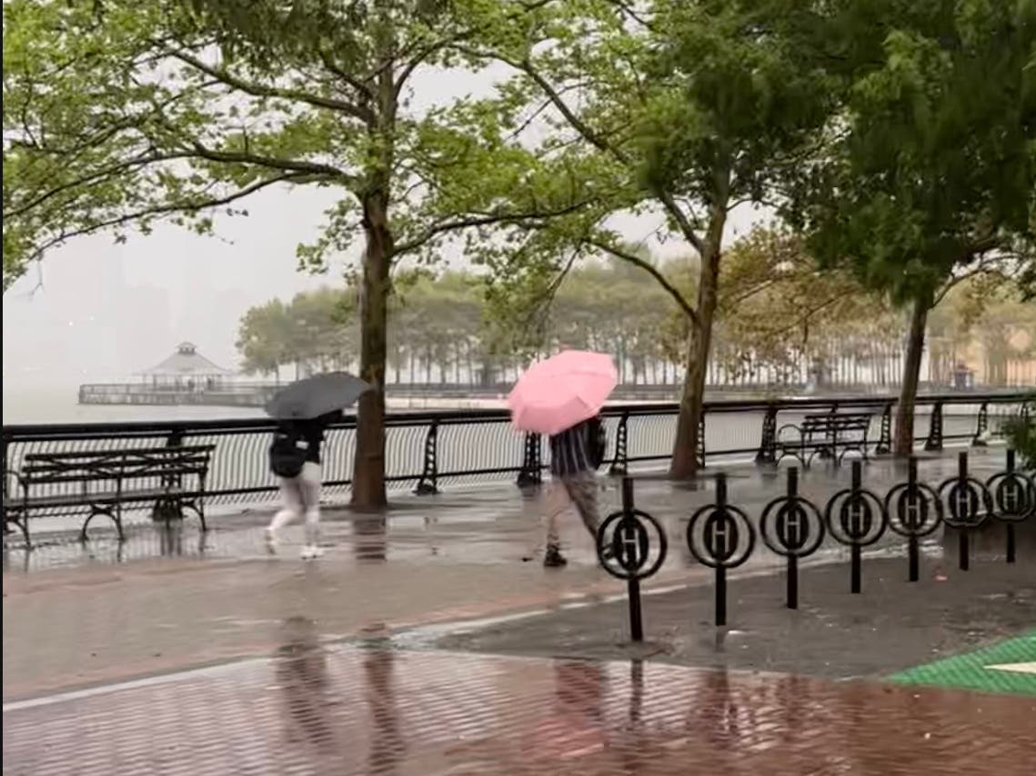 Hoboken, Monday evening.