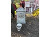 Tombstones added to a Ridgewood home this week were meant to reflect 3 "scary" controversies in town.
