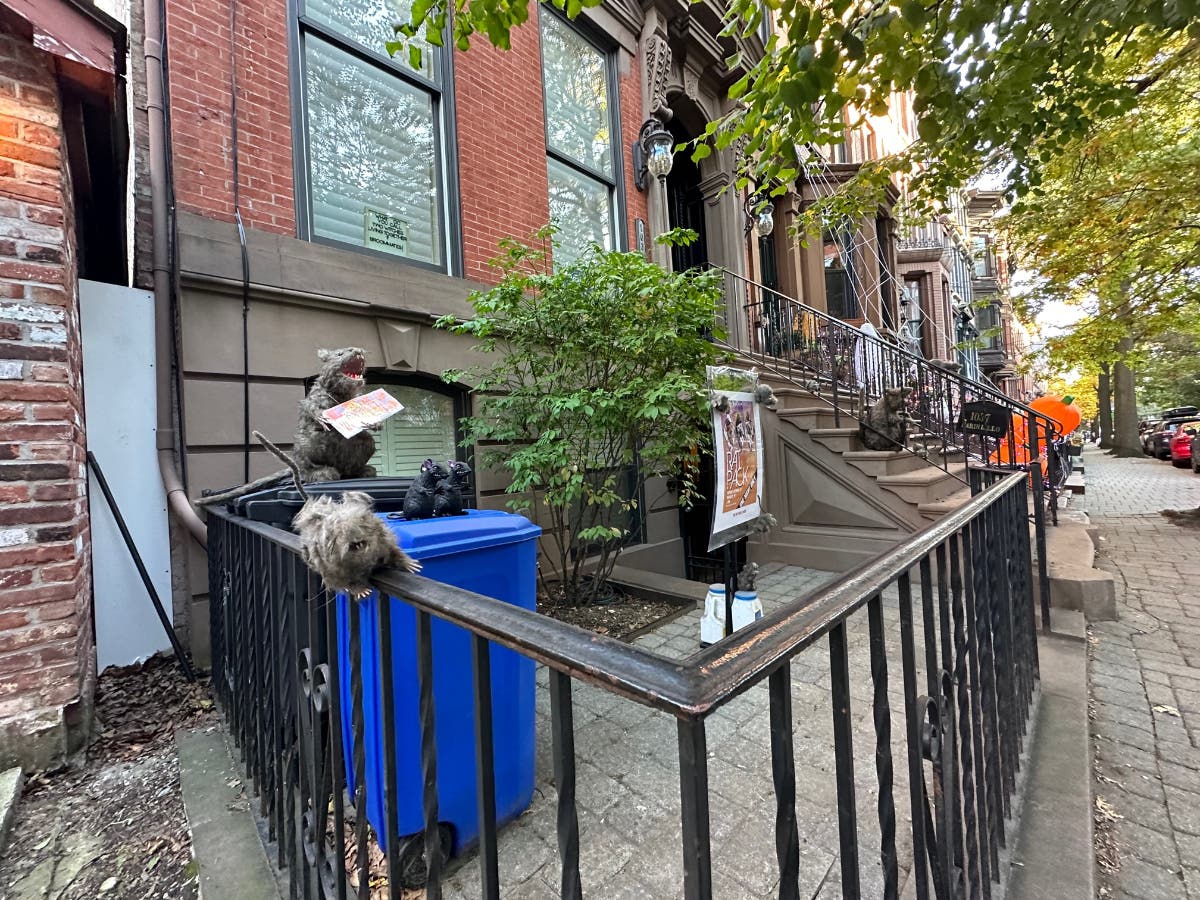 Rat Halloween Display Keeps It Real In Hoboken (PHOTOS) | Hoboken, NJ Patch
