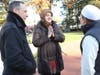 A local Rabbi and Imam in Ridgewood, New Jersey, held a peace vigil in their community Friday.