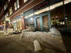 ShopRite in Hoboken keeps sandbags out to protect itself from possible flooding.