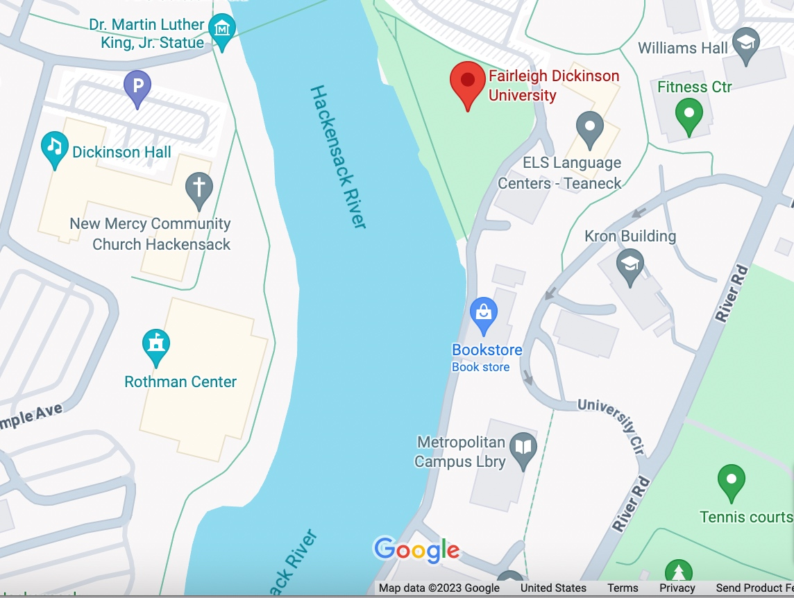 Fairleigh Dickinson was temporarily locked down Tuesday because of what two 'dog walkers' said, according to Teaneck police. Police now want to find them.