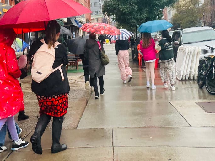 There was no white Christmas, but Wednesday may be wet.