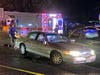Police responded to a crash in Fair Lawn on Sunday night.
