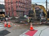 A block of Hoboken was closed at the start of rush hour as water crews conduct what the company said are "emergency repairs."
