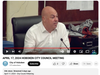 City Councilman Michael Russo lashed out at newer Councilman Joe Quintero at last Wednesday's council meeting, after the council debated a matter related to a possible special election over rent control.