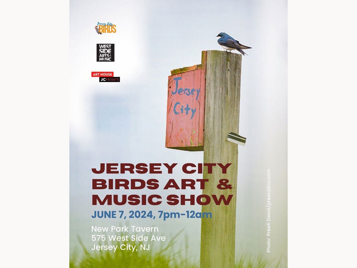 You live in a city, but nature is everywhere. Several birding groups run events in Jersey City, and now there'll be an art show with music.