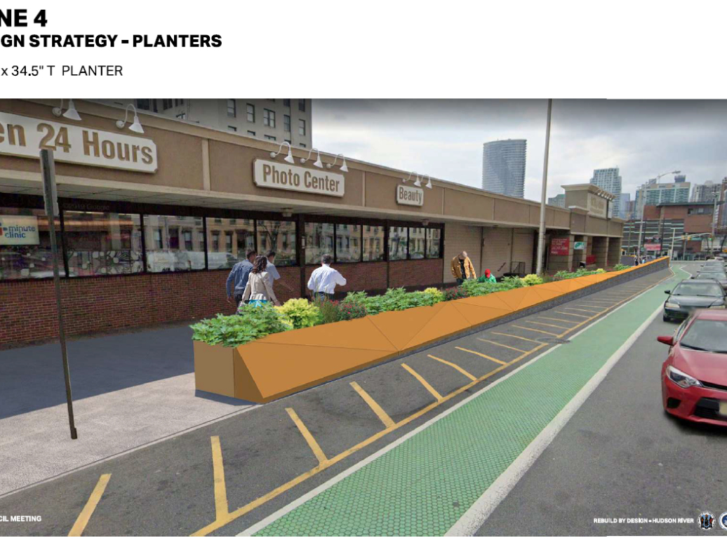 A rendering of lower Washington Street.