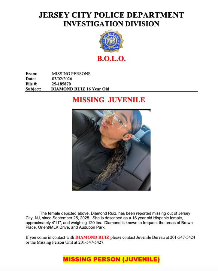 Police Seek Missing Jersey City NJ Teen In 'Deeply Concerning ...