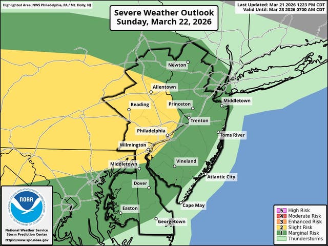 Severe Thunderstorms And Steep Temperature Drop In Bergen County NJ ...