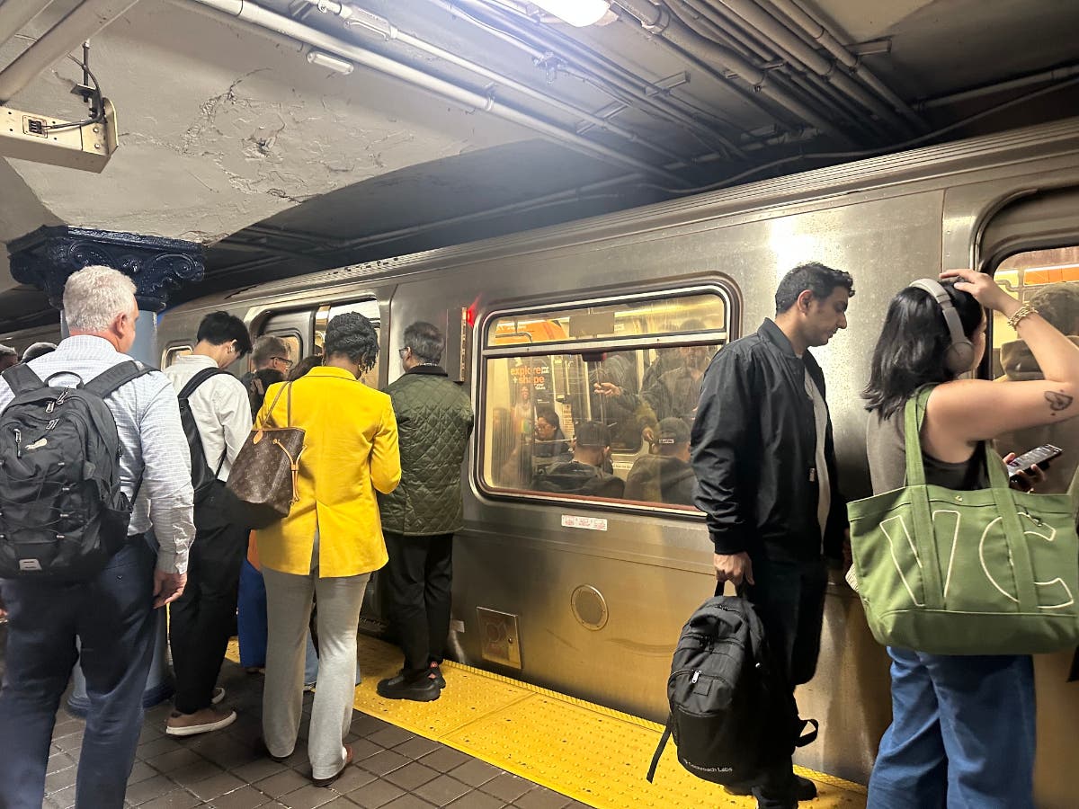 PATH train in Manhattan.