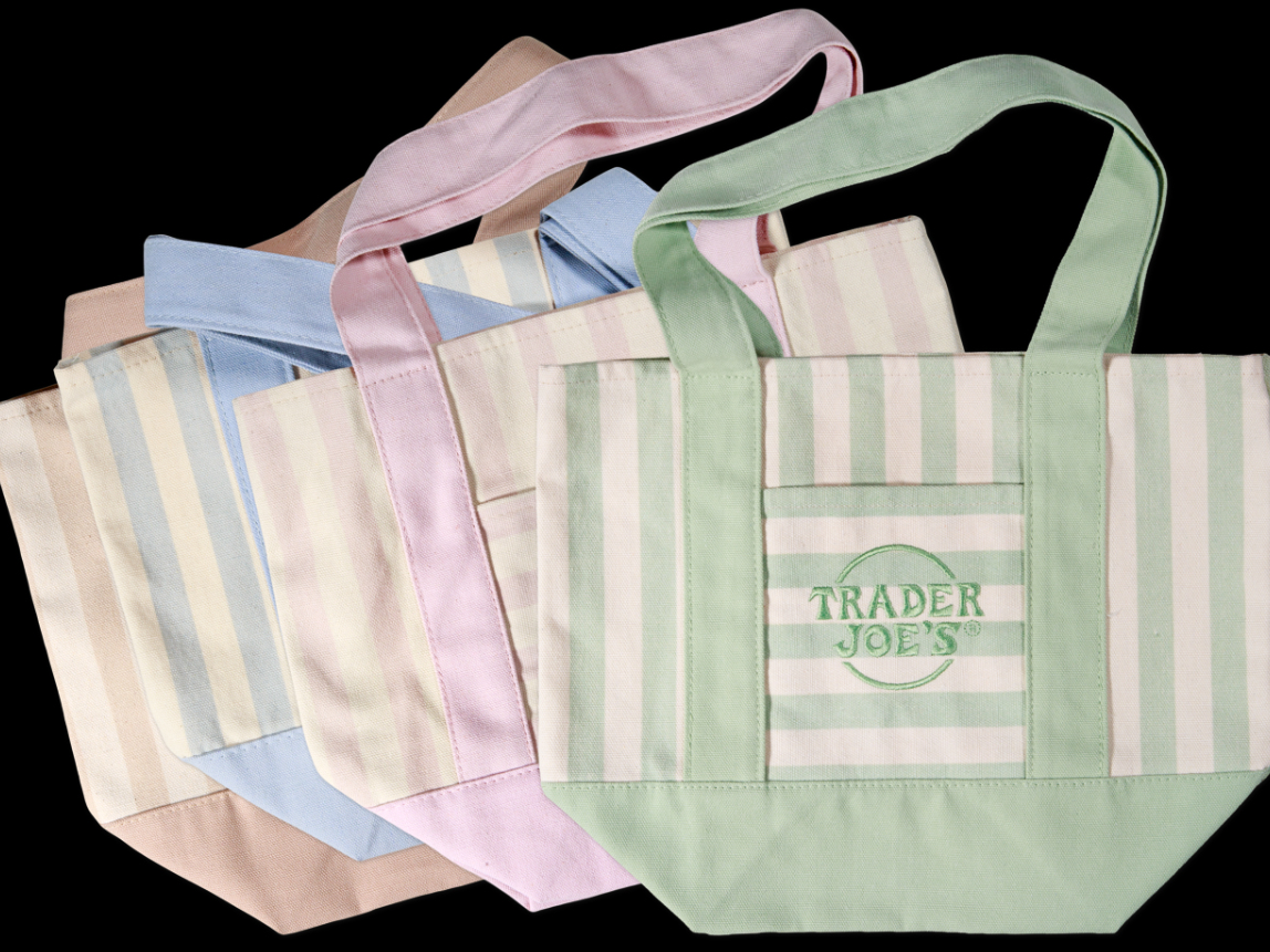 Striped Trader Joe's Tote Bags Sell Out At Hoboken And Bergen County Stores, But More Are Coming