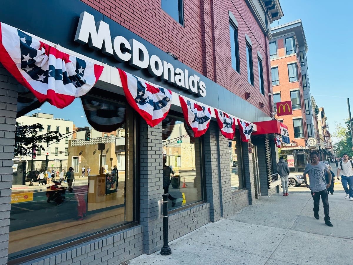 McDonald's in Hoboken was renovated and reopened last year.