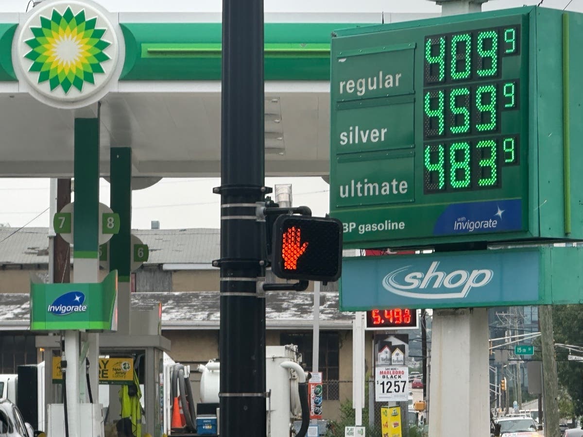 A gas station in New Jersey, this summer.