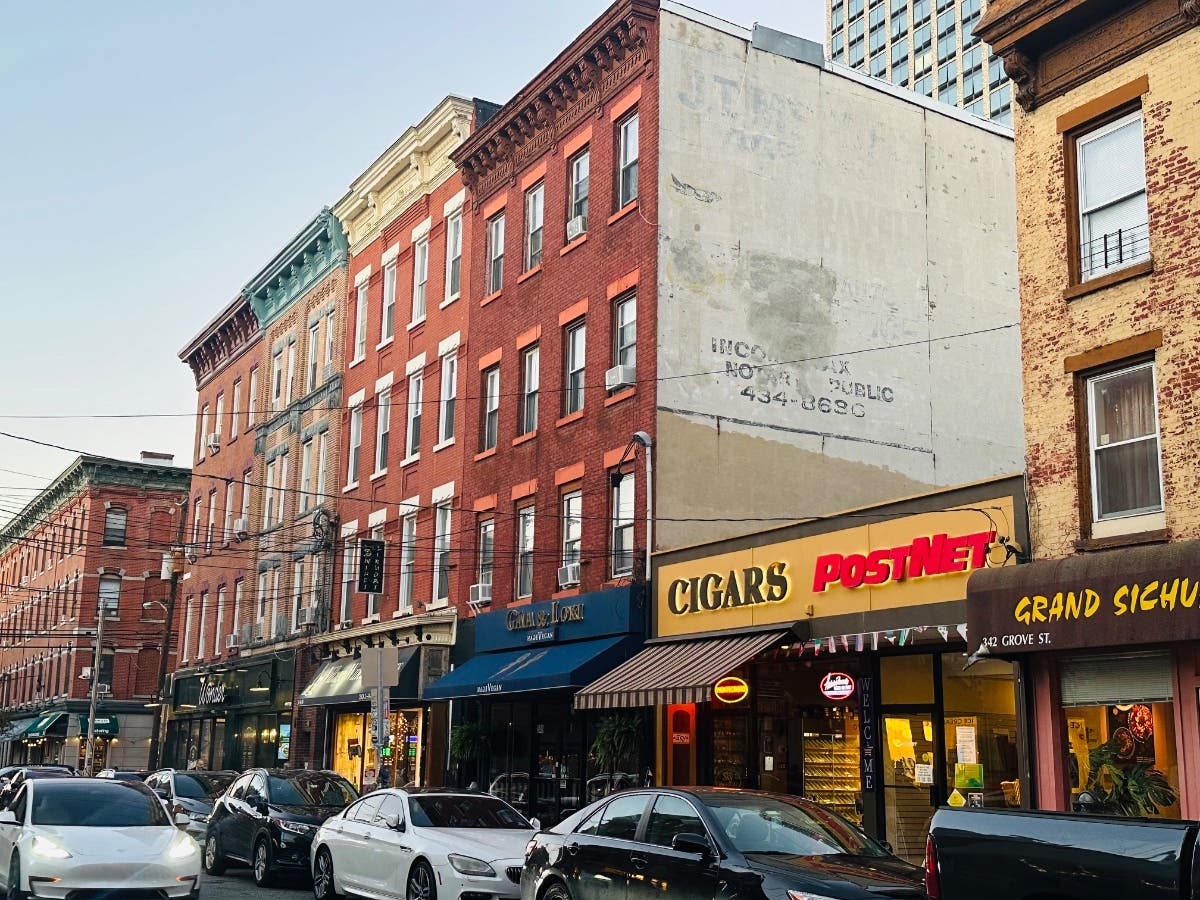 Downtown Jersey City.
