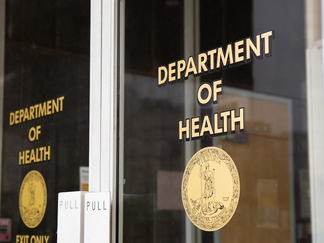 The Virginia Department of Health offices in Richmond. 