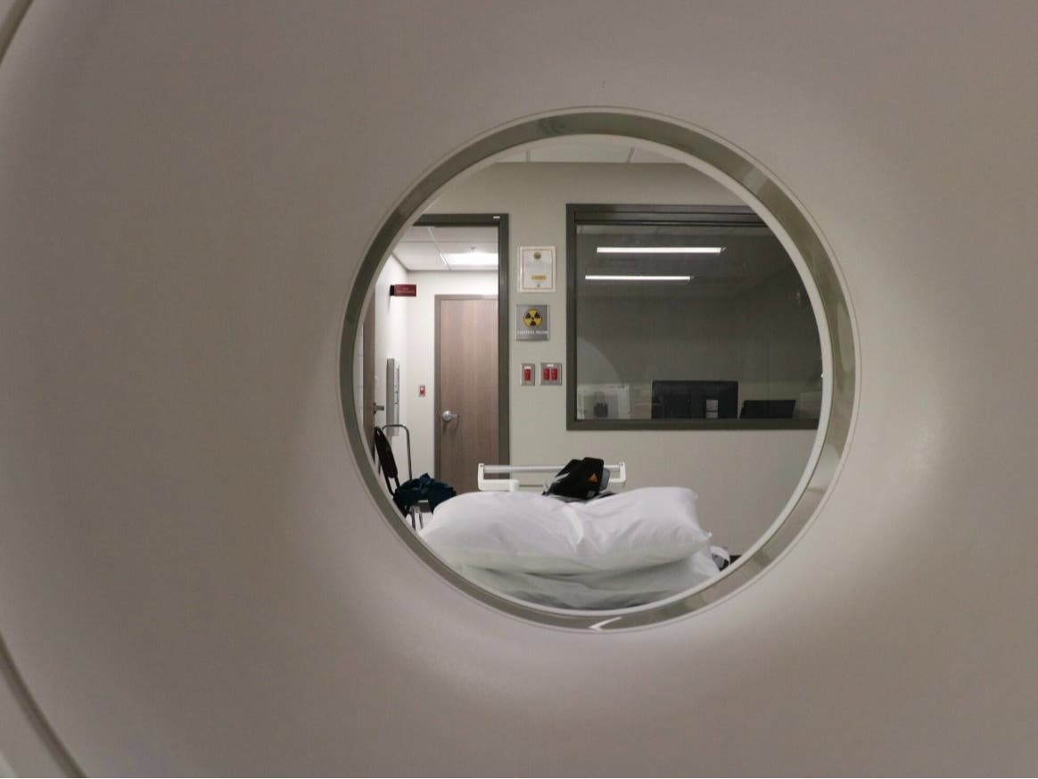 An MRI machine in Lee County Community Hospital in Southwest Virginia, a once-shuttered facility that Ballad Health reopened in 2021.