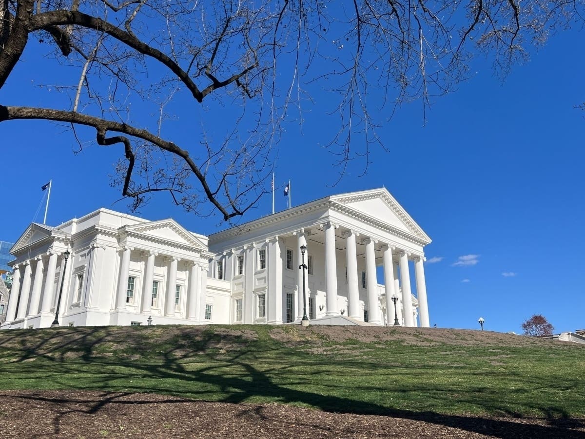 The Virginia Capitol on March 9, 2026.