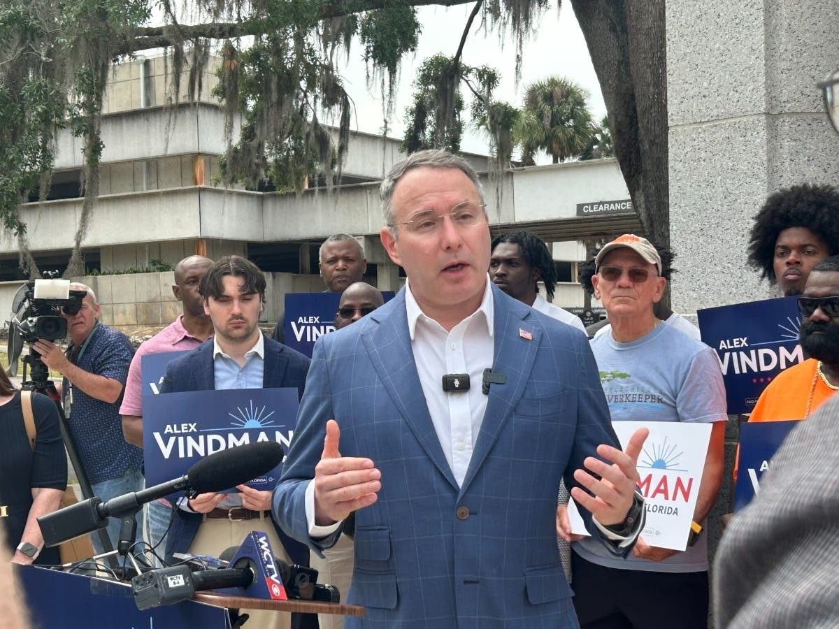Democrat Alex Vindman filed paperwork for his U.S. Senate bid at the Division of Elections in Tallahassee on April 22, 2026, to qualify for the November ballot. 