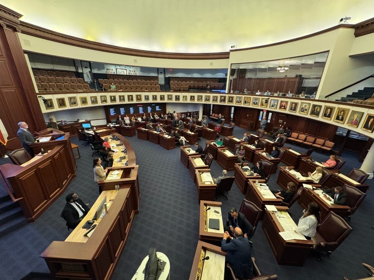 The Florida Senate chamber on May 29, 2026. 