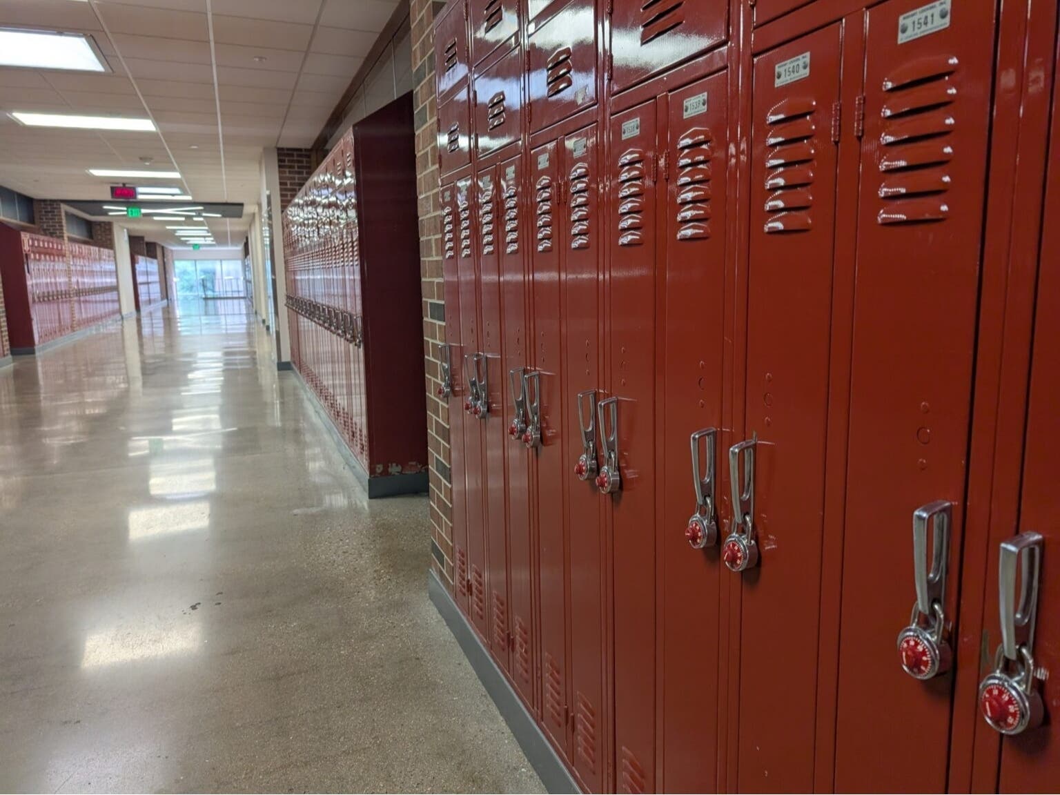 The requests this spring include 60 operational referendum requests, totaling over $1 billion in requests, and 14 for capital expenses. A hallway in La Follette High School in Madison. 
