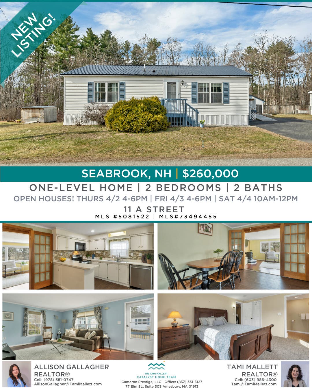 11 A Street Seabrook $260,000 - New Listing! 